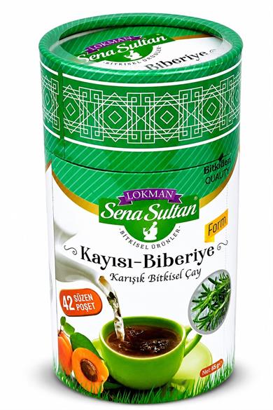 Kayısı Biberiye Form Çayı 42 Süzen Poşet 65 gr
