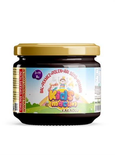 Nlife glikoz içermeyen bal polen pekmez ve arı sütlü kakaolu çocuk macunu - kids macun 350 gr.