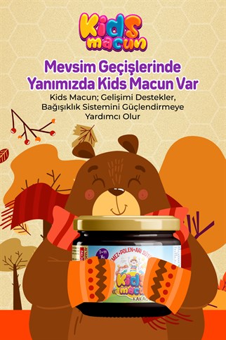 Nlife glikoz içermeyen bal polen pekmez ve arı sütlü kakaolu çocuk macunu - kids macun 350 gr.