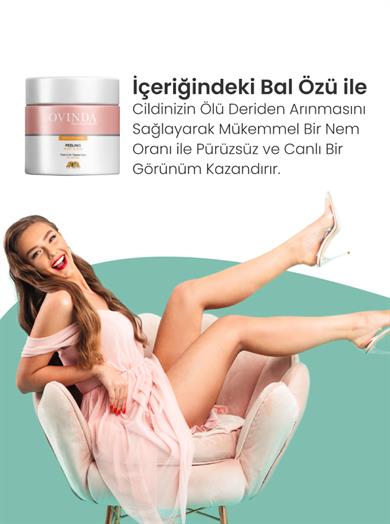 Ovinda Bal Özlü, Besleyici, Onarıcı, Arındırıcı, Yoğun Nemlendirici, Selülit Karşıtı Vücut Peelingi 150 ml