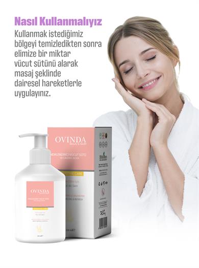 Ovinda Vücut Sütü Nemlendirici & Canlandırıcı 250 ml Tüm Ciltler İçin