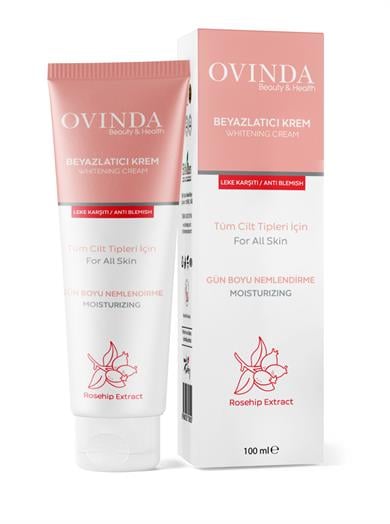 Ovinda Yüz Ve Vücut İçin Beyazlatıcı & Leke Karşıtı Cilt Kremi  (Vitamin E - Vitamin C) 100 ml