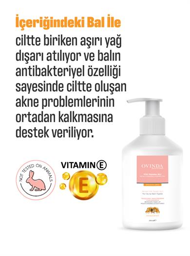 Ovinda Yüz Yıkama Jeli – (Akneli Ciltler İçin) 250 mL