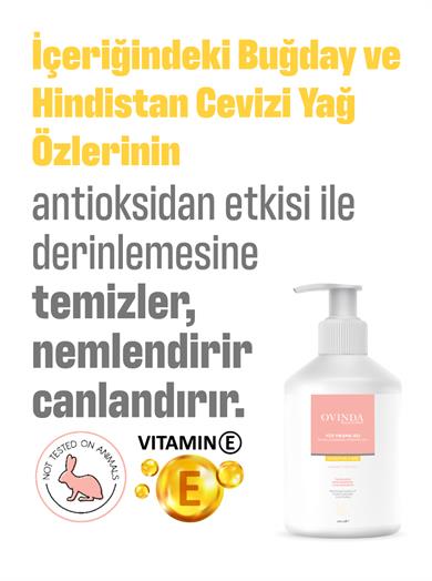 Ovinda Yüz Yıkama Jeli – (Hassas Ciltler İçin) 250 mL