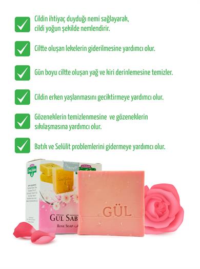 Lokman Sena Sultan Gül Bahçesi Doğal Gül Sabunu (140 gr)