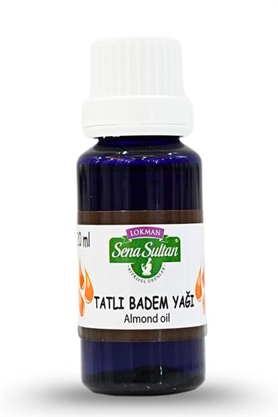 Tatlı Badem Yağı 20 ml Soğuk Pres