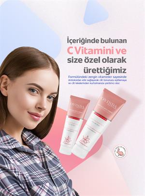 Ovinda Yüz Ve Vücut İçin Beyazlatıcı & Leke Karşıtı Cilt Kremi  (Vitamin E - Vitamin C) 100 ml