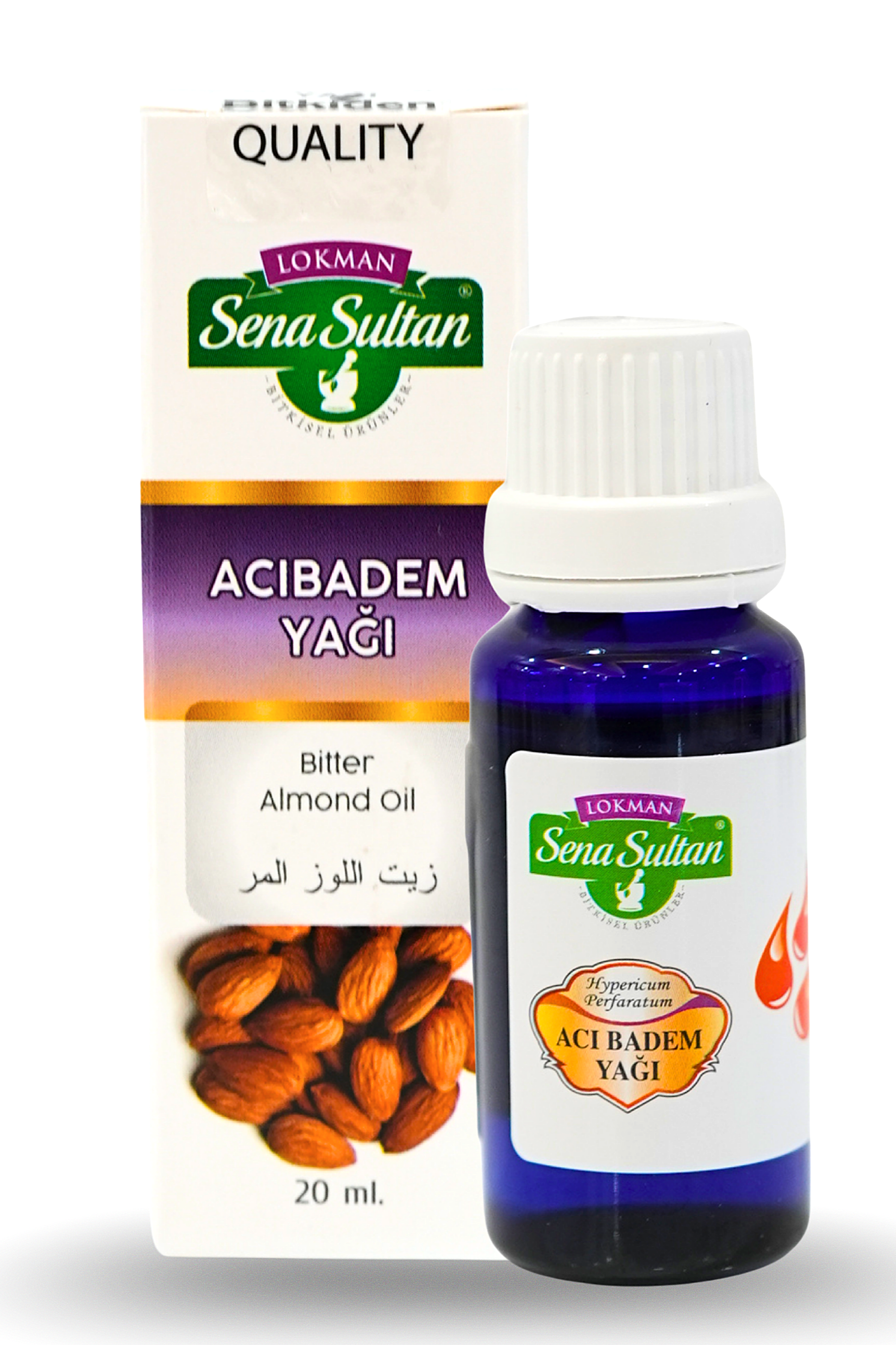 Acı Badem Yağı 20 ml Soğuk Pres
