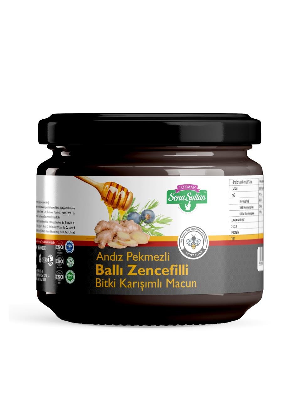 Andız Pekmezli Ballı Zencefilli Bitkisel Karışımlı Macun 350 gr