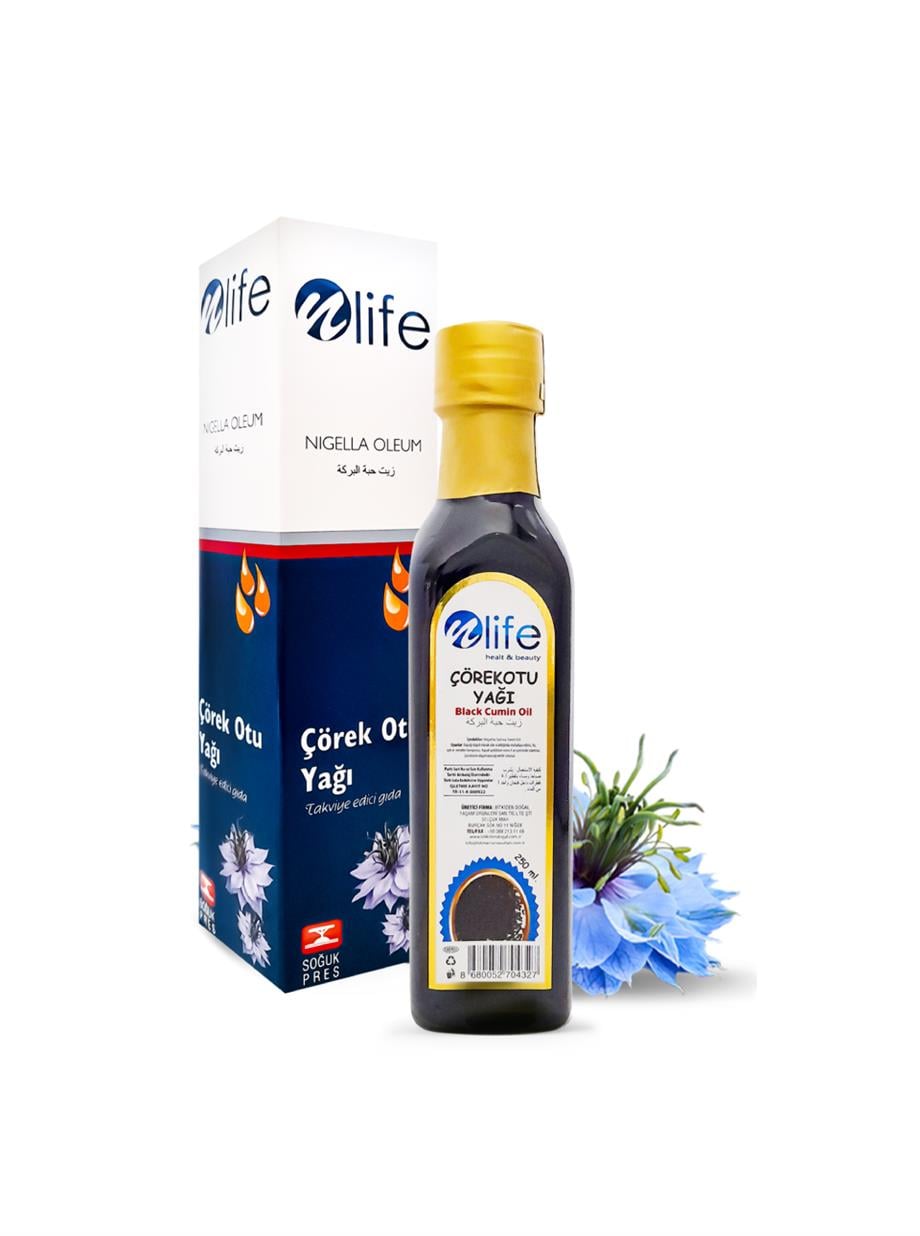 Doğal Çörekotu Yağı Soğuk Pres 250 ml