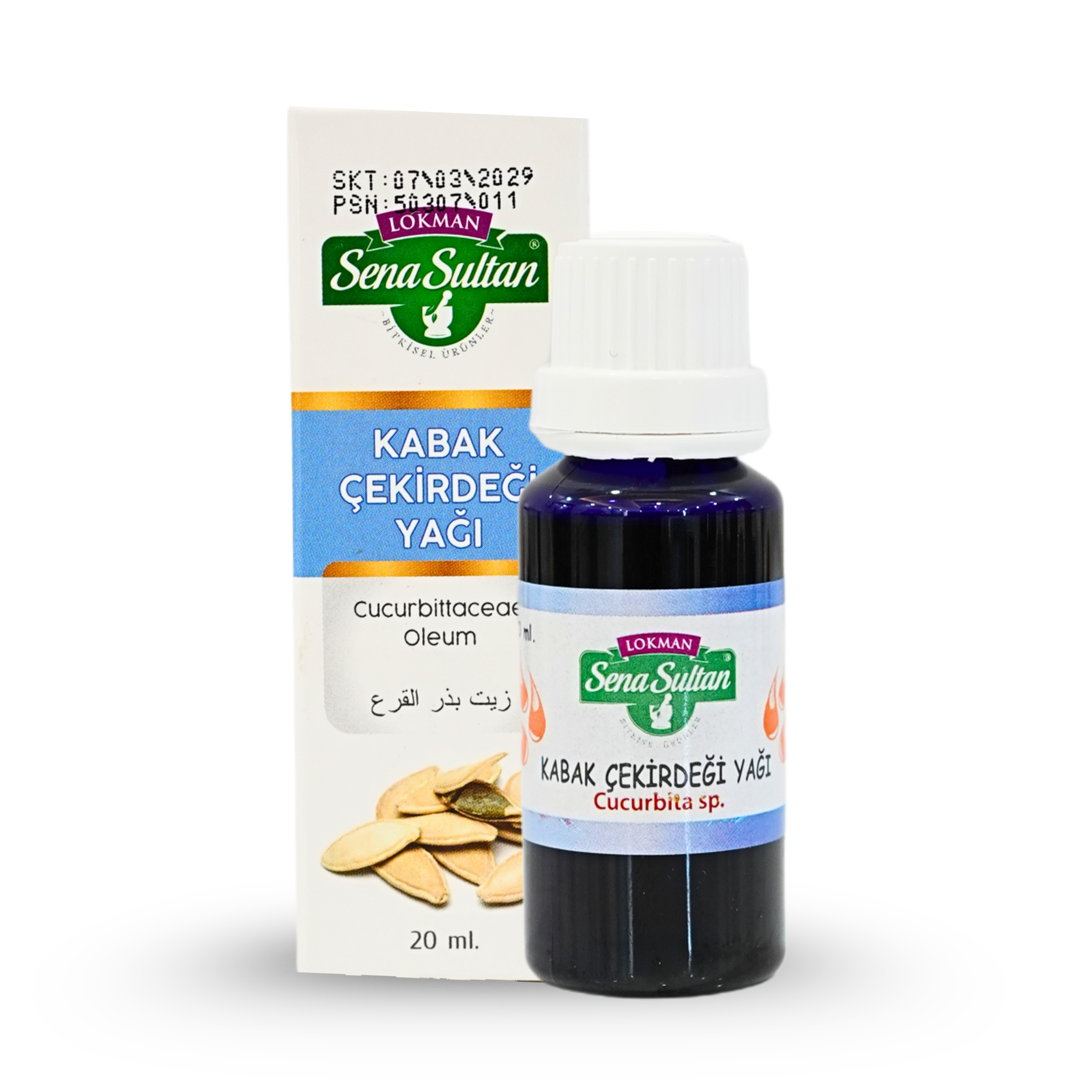 Kabak Çekirdeği Yağı 20 ml Soğuk Pres