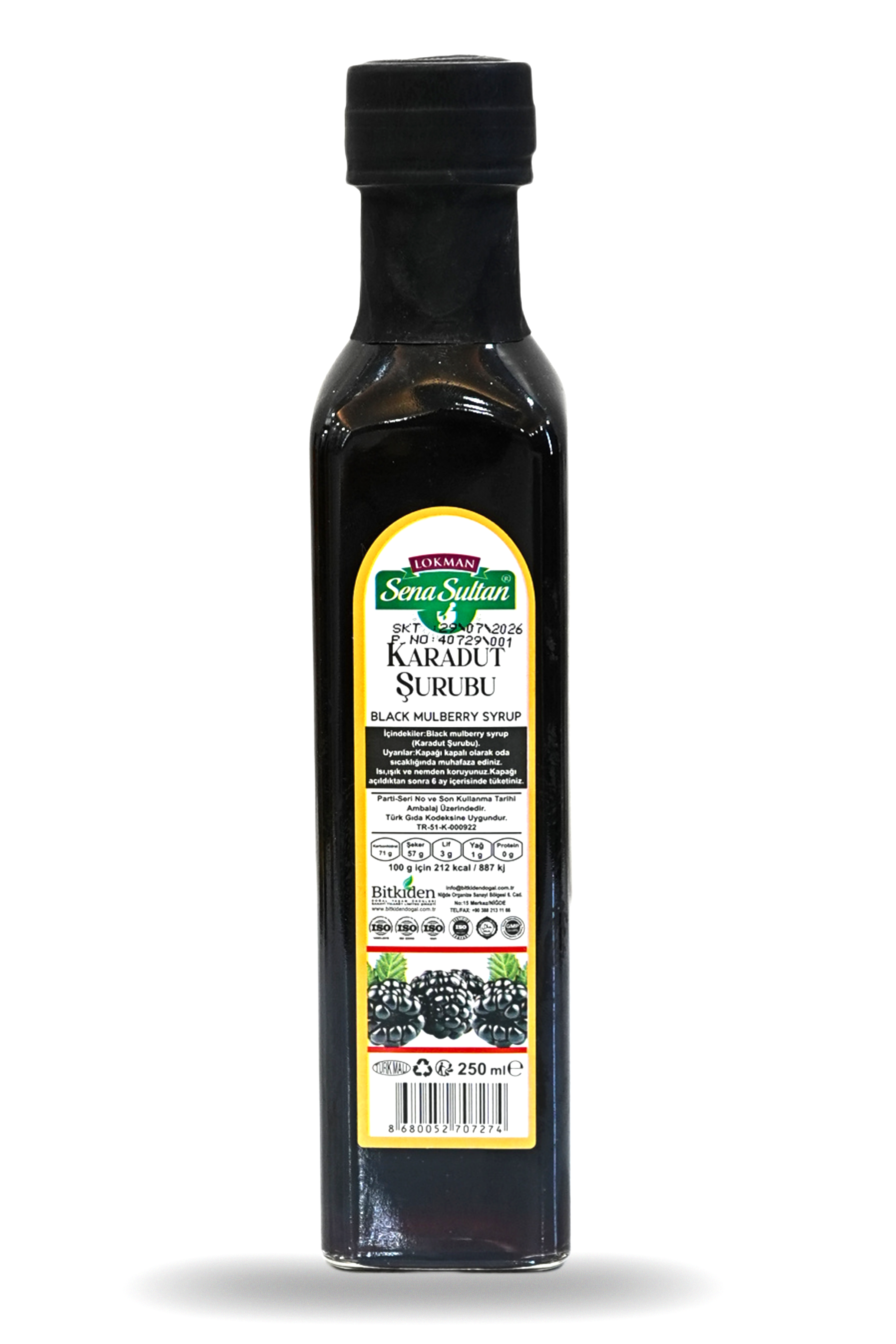 Karadut Şurubu 250 Ml