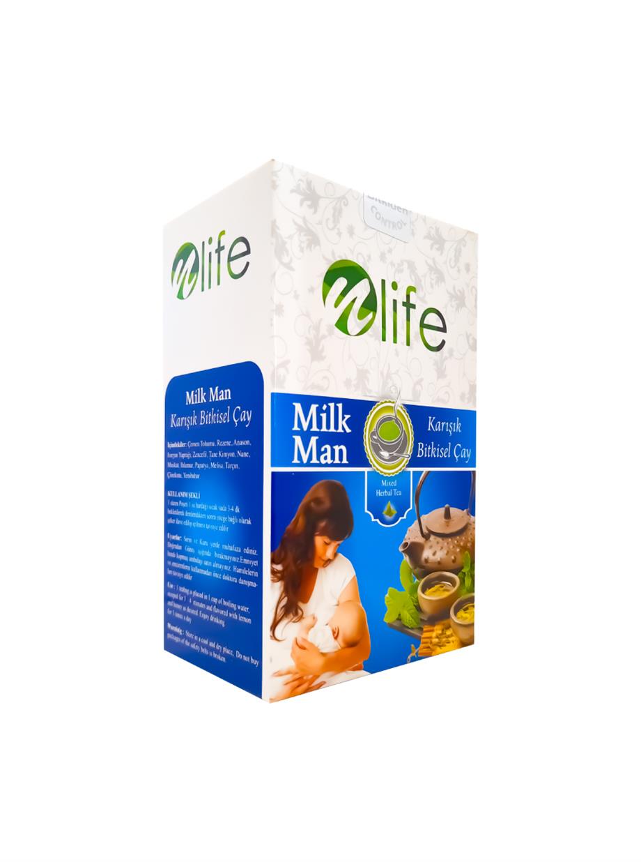 Milk Man Karışık Bitki Çayı 42 Süzen Poşet 65 gr