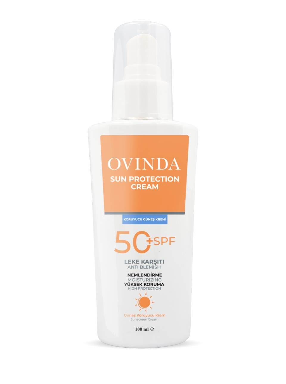 Ovinda Leke Ve Yaşlanma Karşıtı Yüksek Koruyucu Spf 50 Güneş Kremi 100 ml