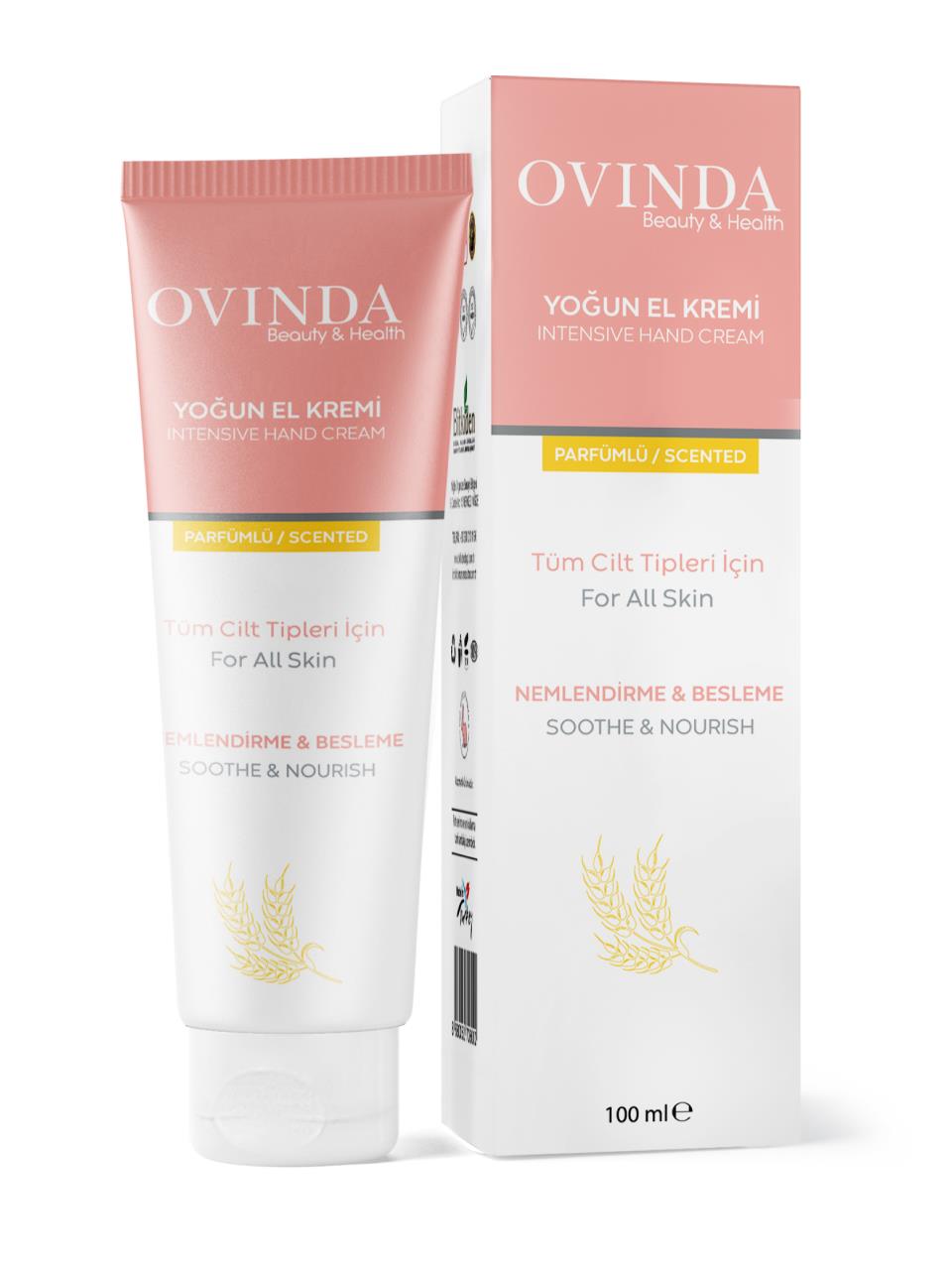 Ovinda Yoğun El Kremi Parfümlü 100 ml