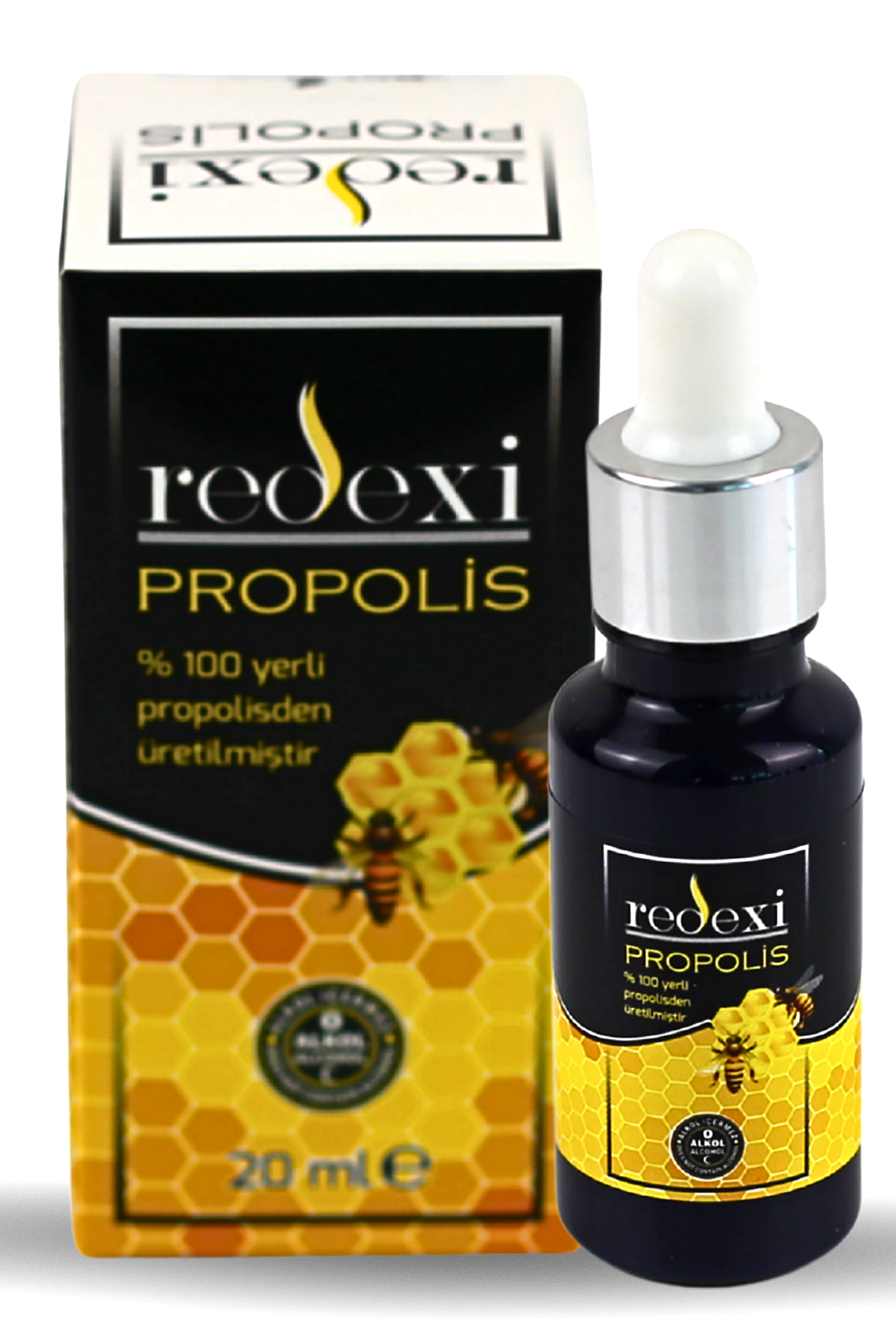 Propolis Sıvı Ekstresi Suda Çözünür Damla Alkol İçermez 20 ml
