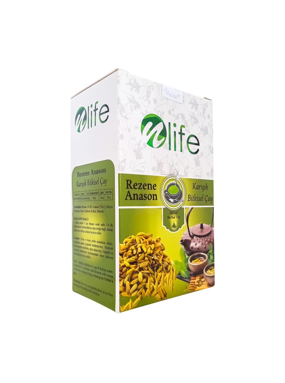 Rezene Anason Karışık Bitkisel Çay 42 Süzen Poşet 65 gr