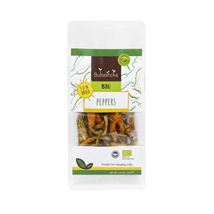 ORGANİK GÜNEŞTE KURUTULMUŞ SİVRİ BİBERLER