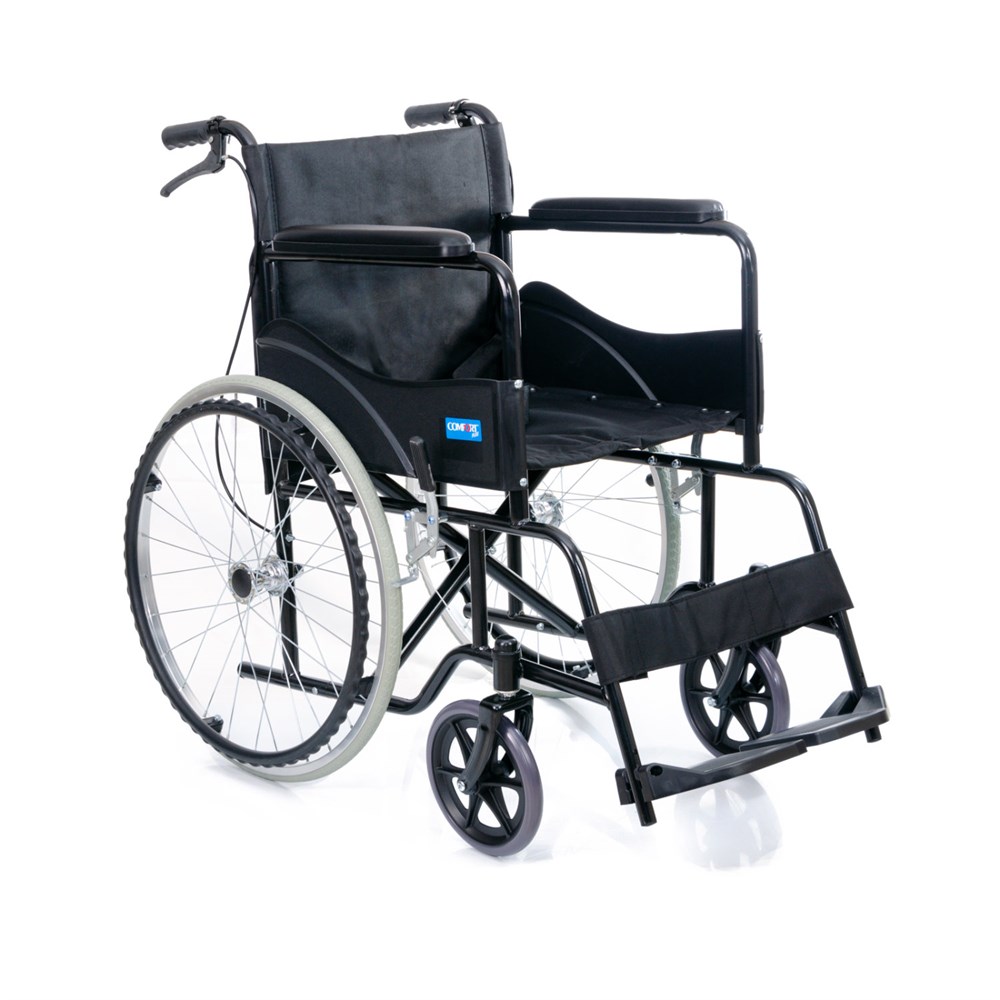 Comfort Plus DM809E Siyah Manuel Tekerlekli Sandalye