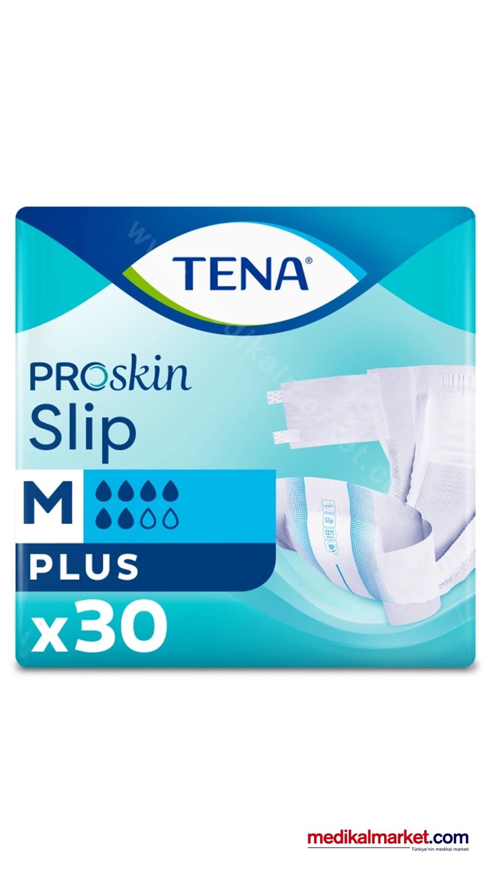 TENA Slip Classic Plus (5.5 Damla) XL Beden Hasta Bezi 30 Adet