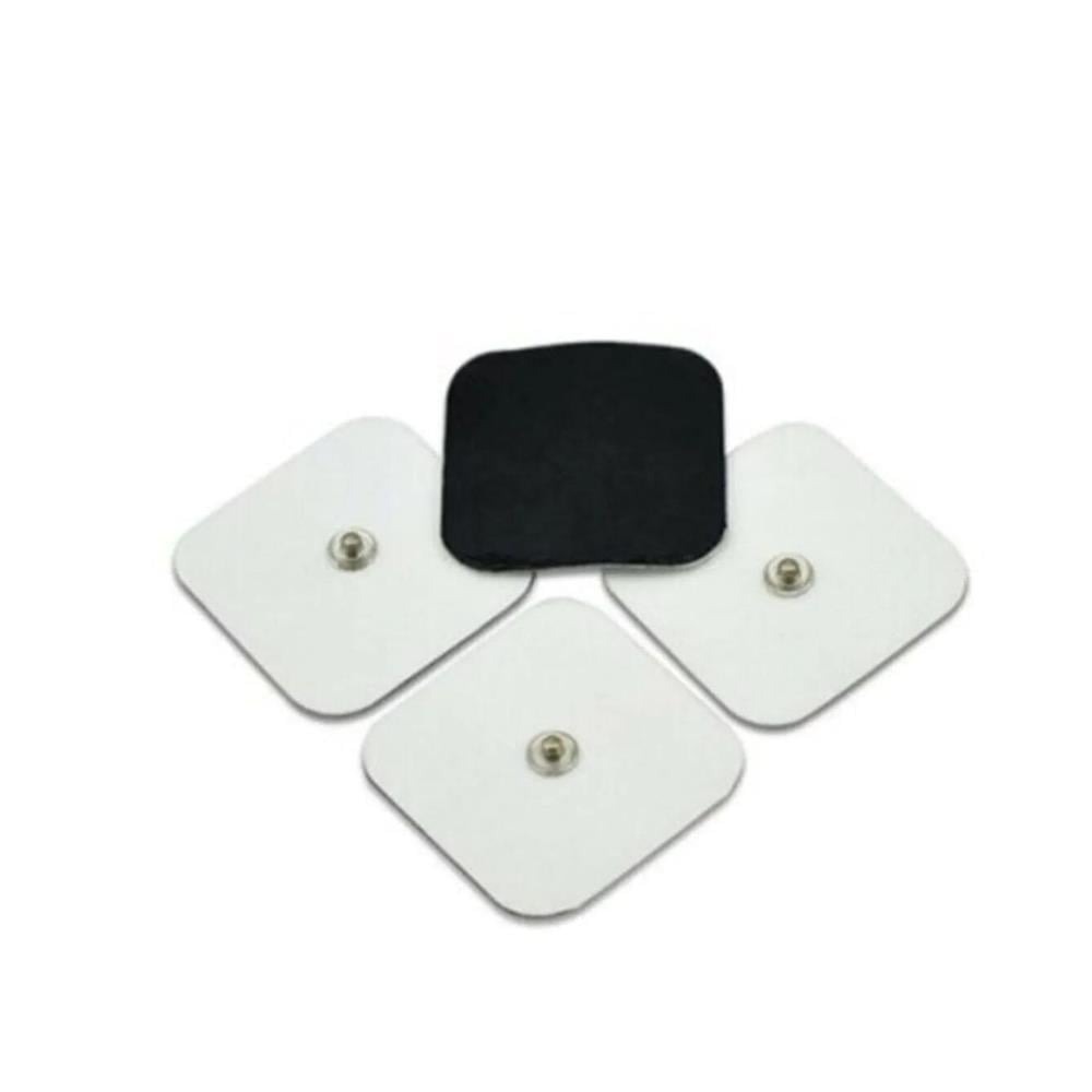 Yapışkanlı Kablolu Uzun Ömürlü 5x5cm Çıtçıtlı Tens Pedi