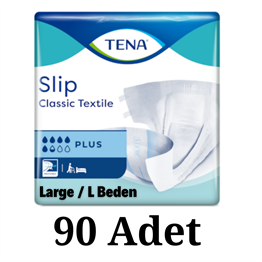 TENA Classic Tekstile L Beden Hasta Bezi 90 Adet