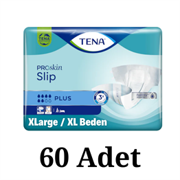 TENA Slip Proskin Plus 6 Damla 60 Adet XL Hasta Bezi