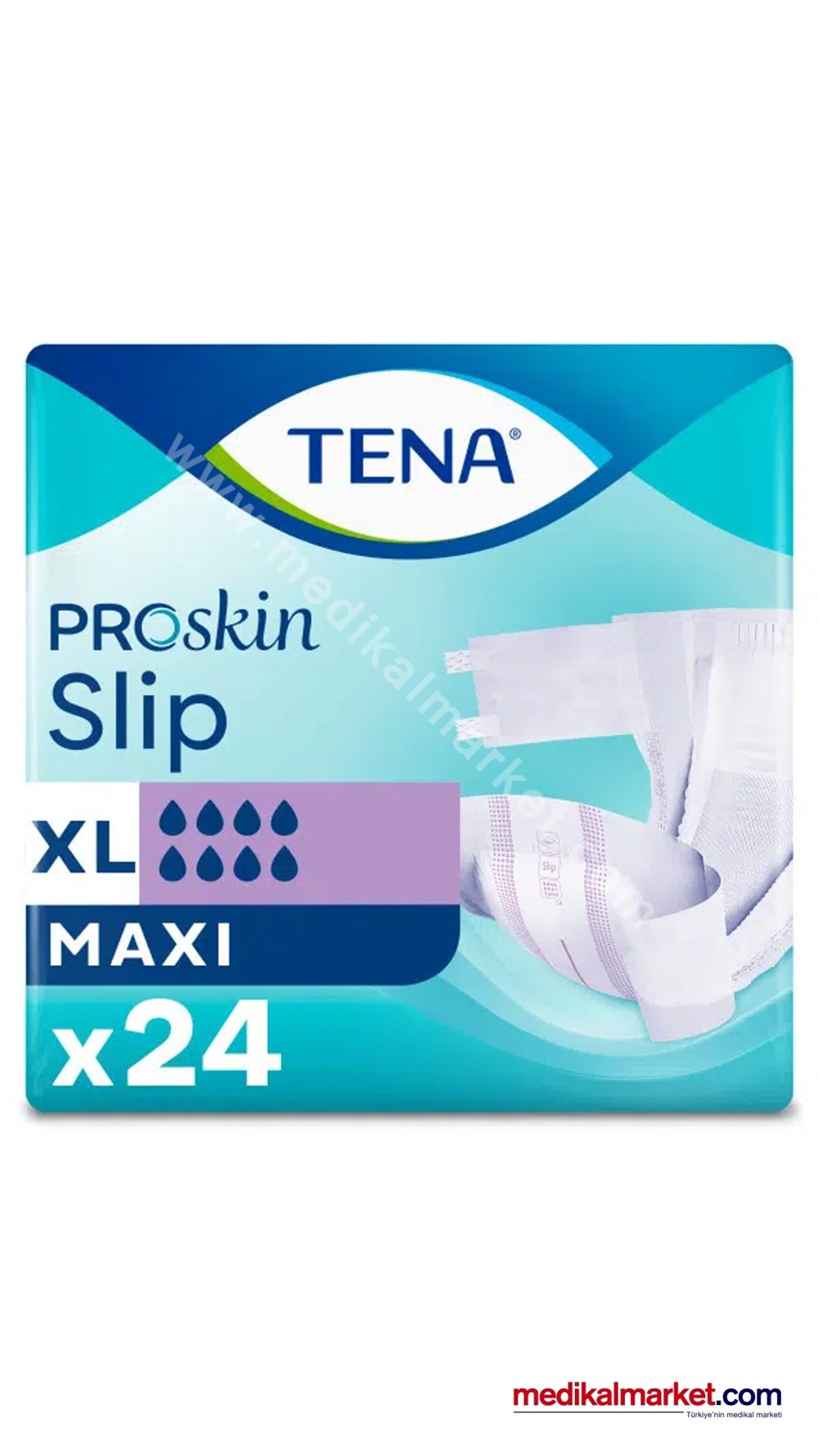TENA Belbantlı Maxi (8 Damla) XL Beden Hasta Bezi 24 Adet