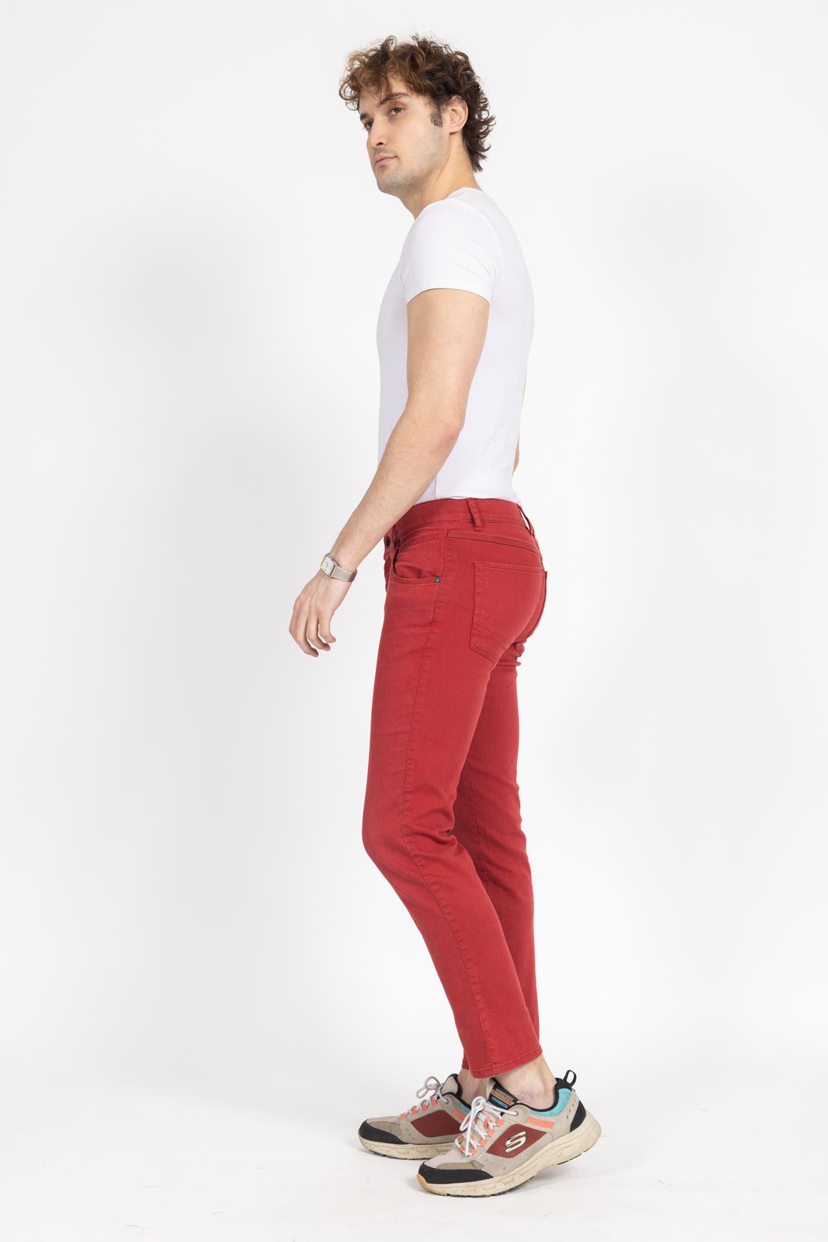 Bgtt Unisex Kot Pantolon 24k Ymz KIRMIZI