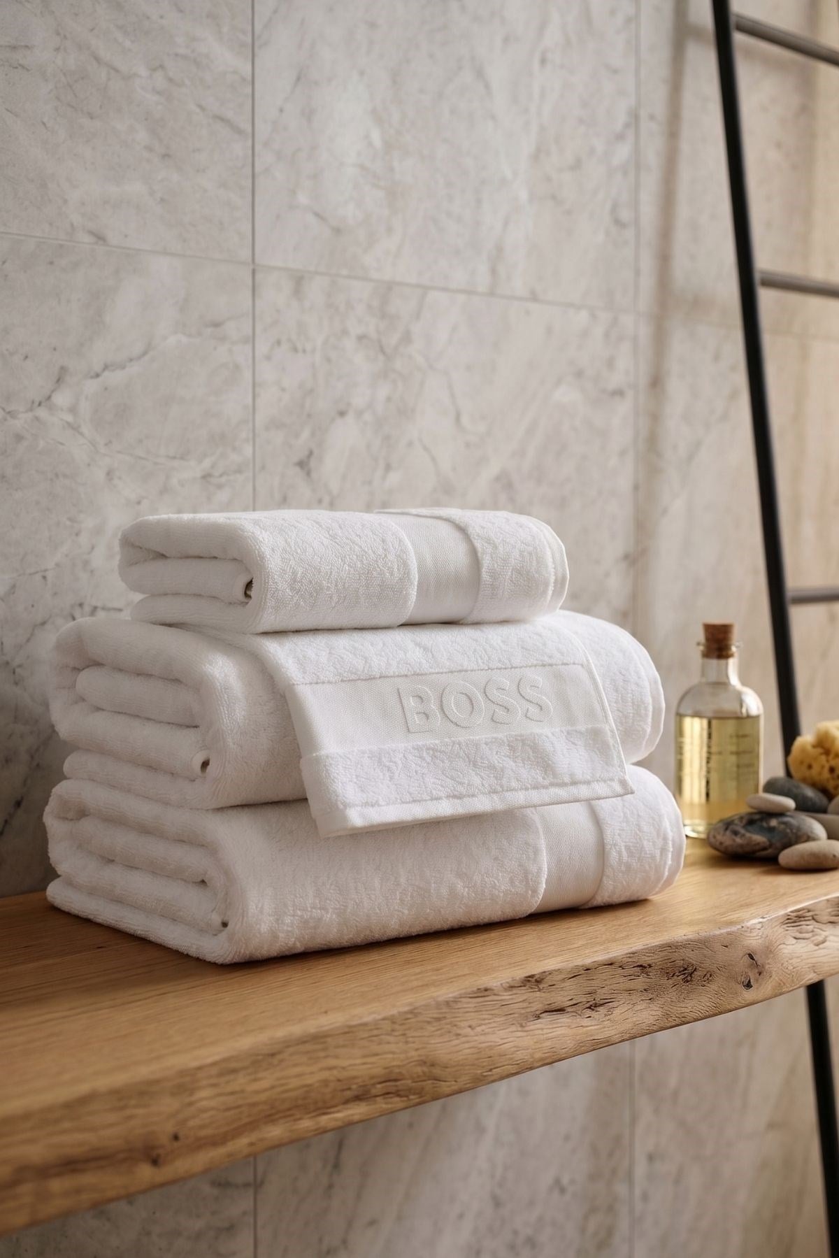Hbs Banyo Havlusu 70*140 Beyaz