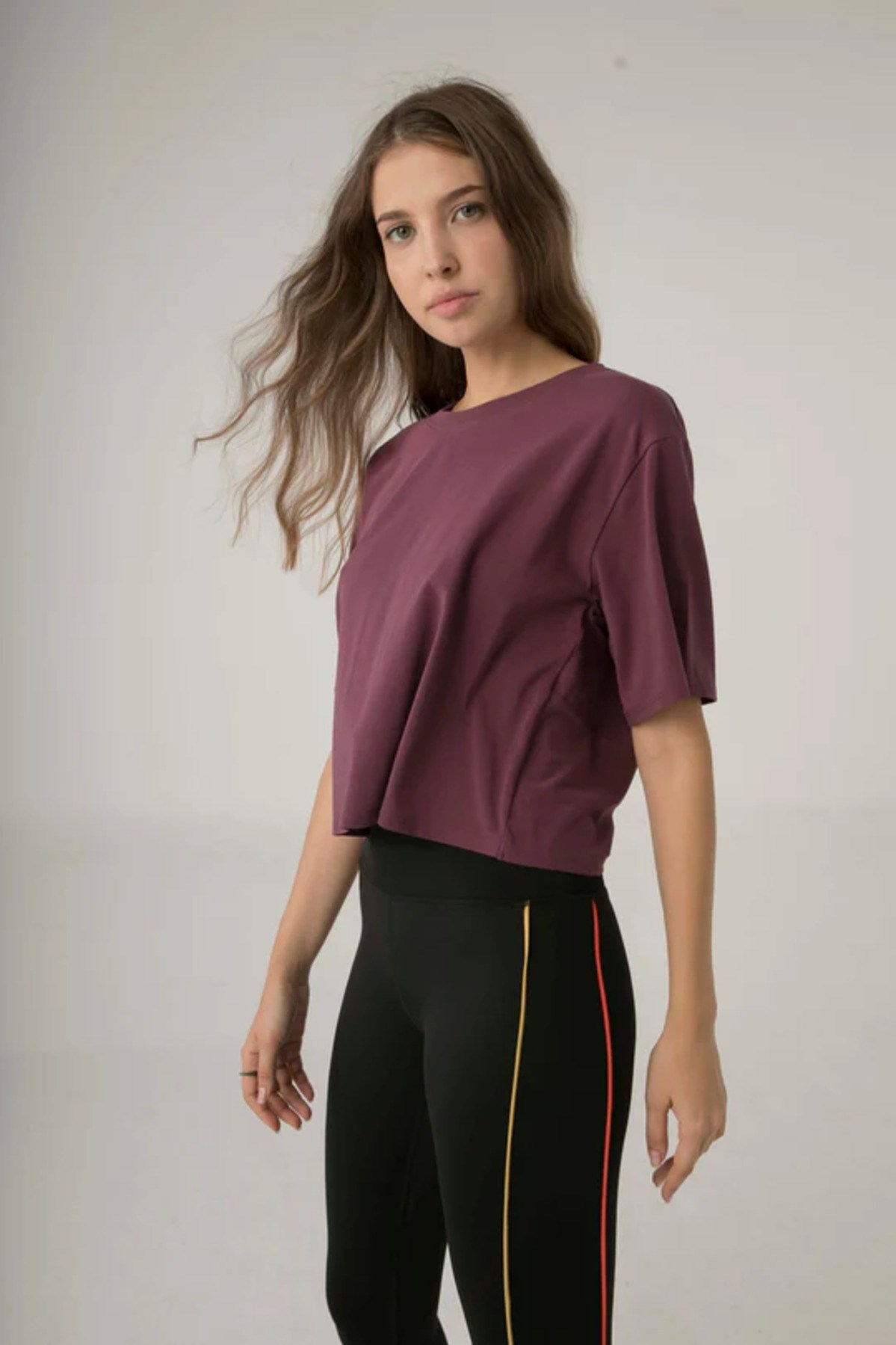 Kemı Bayan O Yaka Backspin K.Kol Tshırt 26y Kmı BORDO