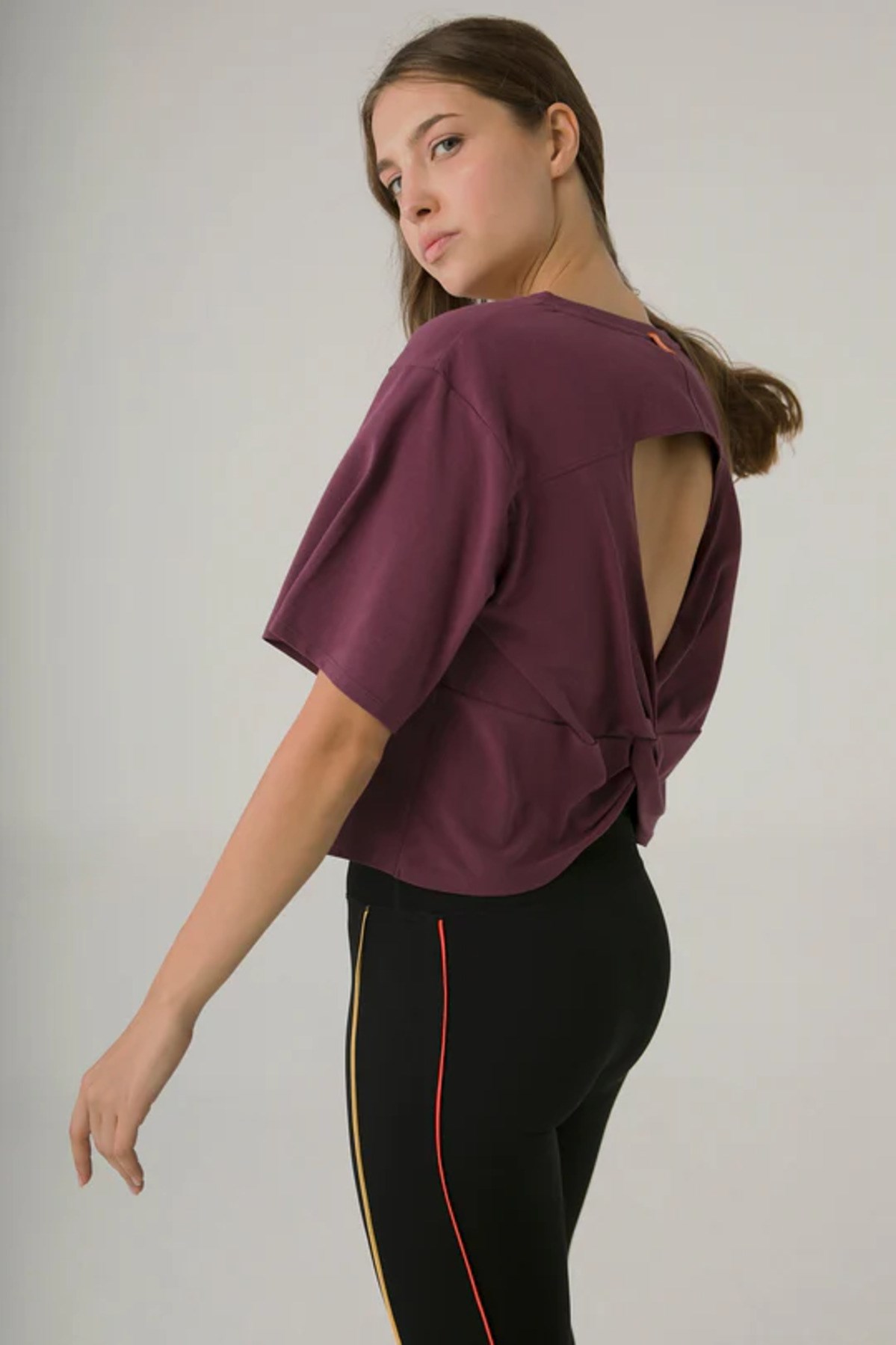 Kemı Bayan O Yaka Backspin K.Kol Tshırt 26y Kmı BORDO