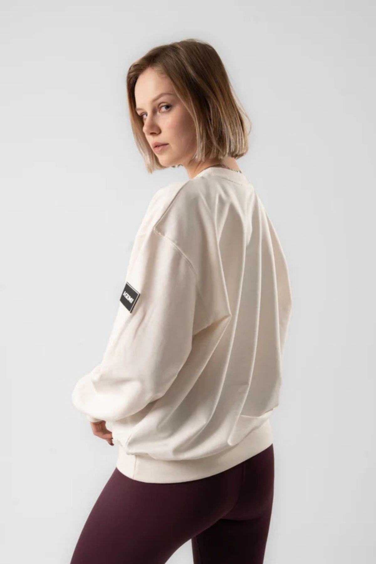 Kemı Bayan O Yaka Sweat 26k Kmı KREM