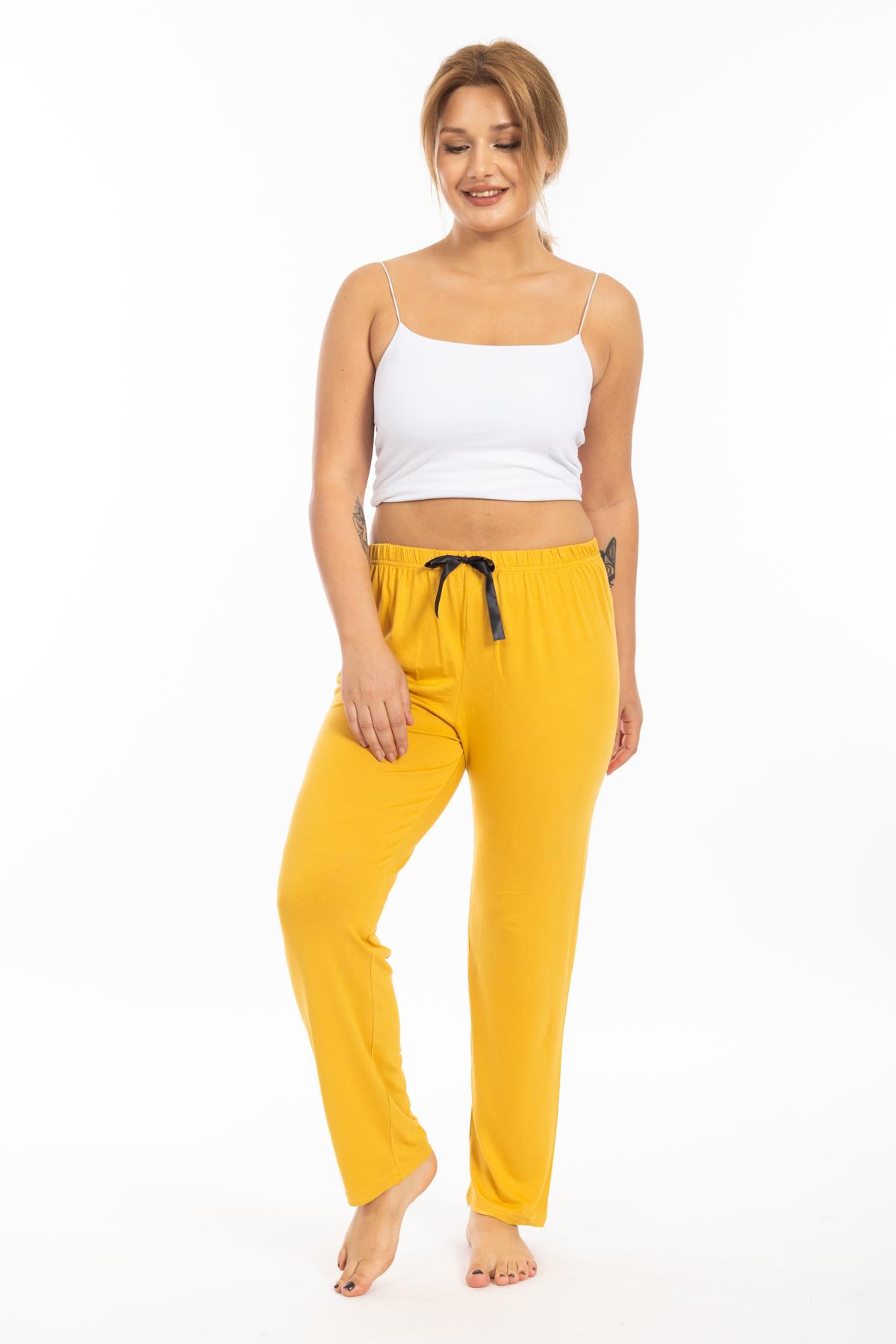 Ms Bayan Viskon Pijama Tek Alt 25y Evm HARDAL