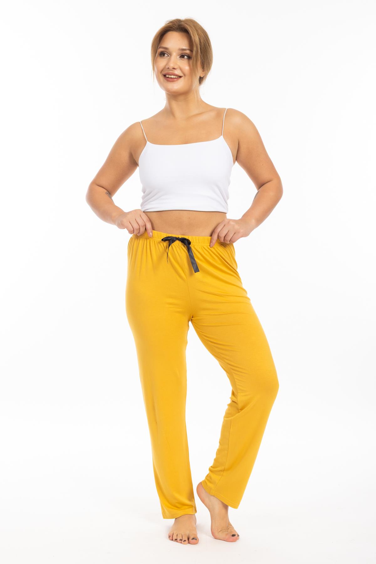 Ms Bayan Viskon Pijama Tek Alt 25y Evm HARDAL