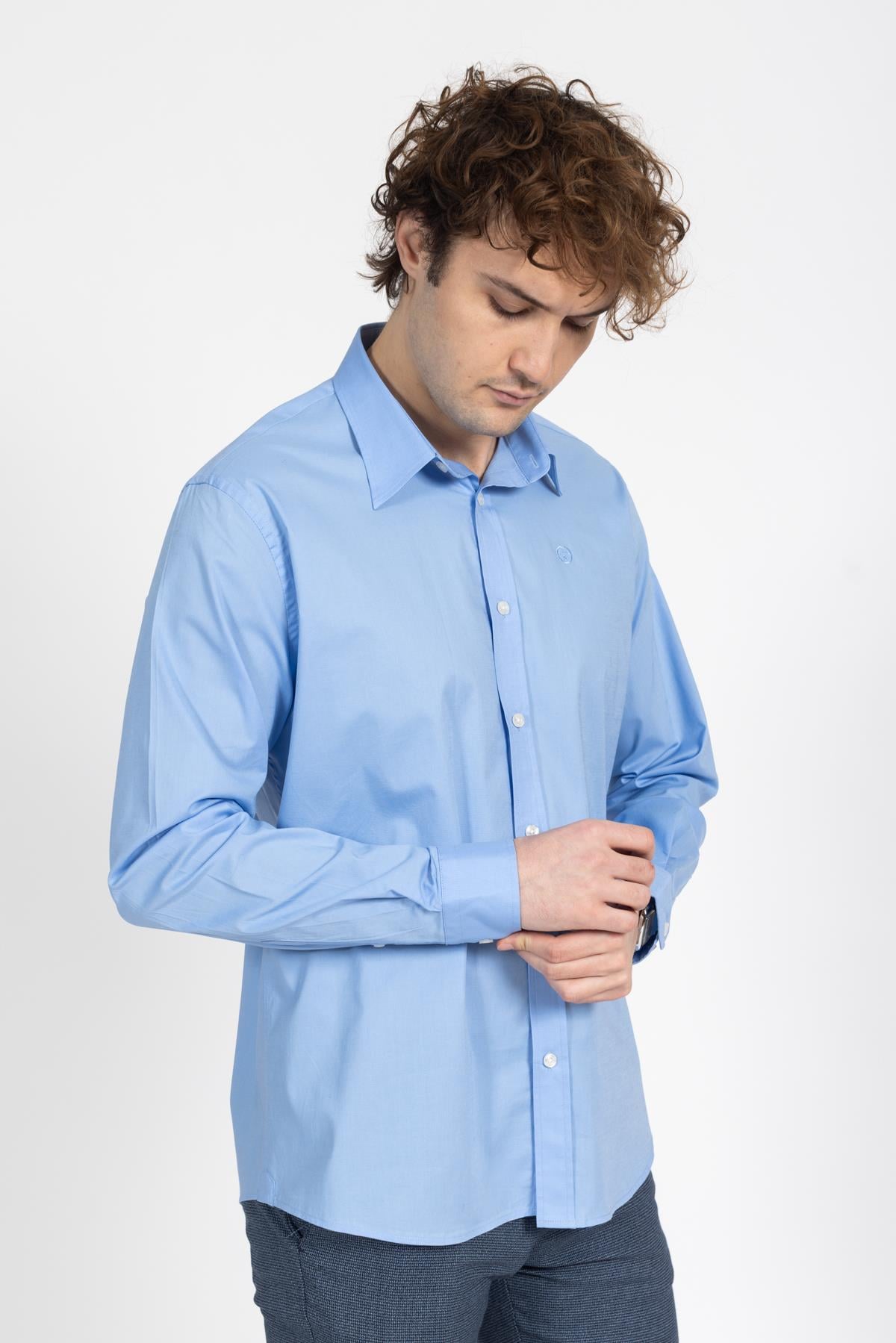 North Saıls Erkek U.kol Gömlek 24y Kso MAVİ