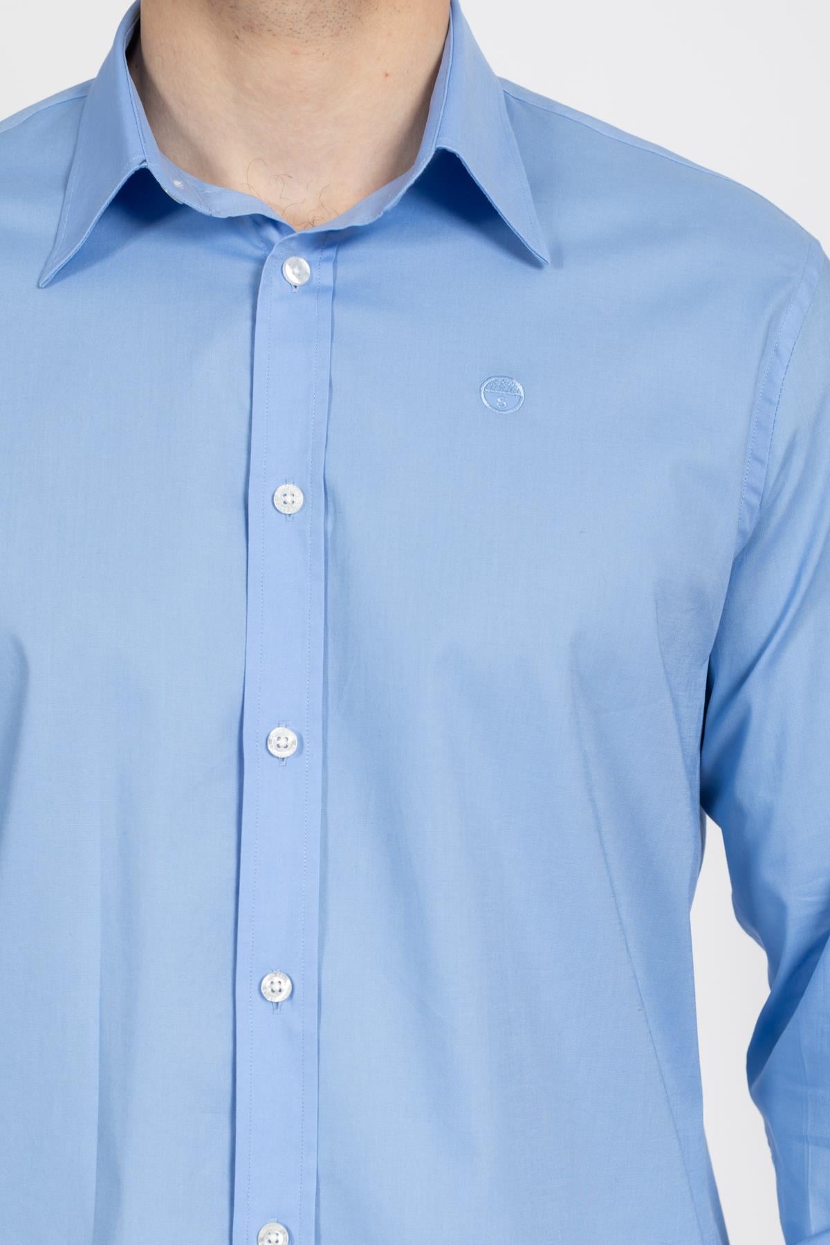 North Saıls Erkek U.kol Gömlek 24y Kso MAVİ