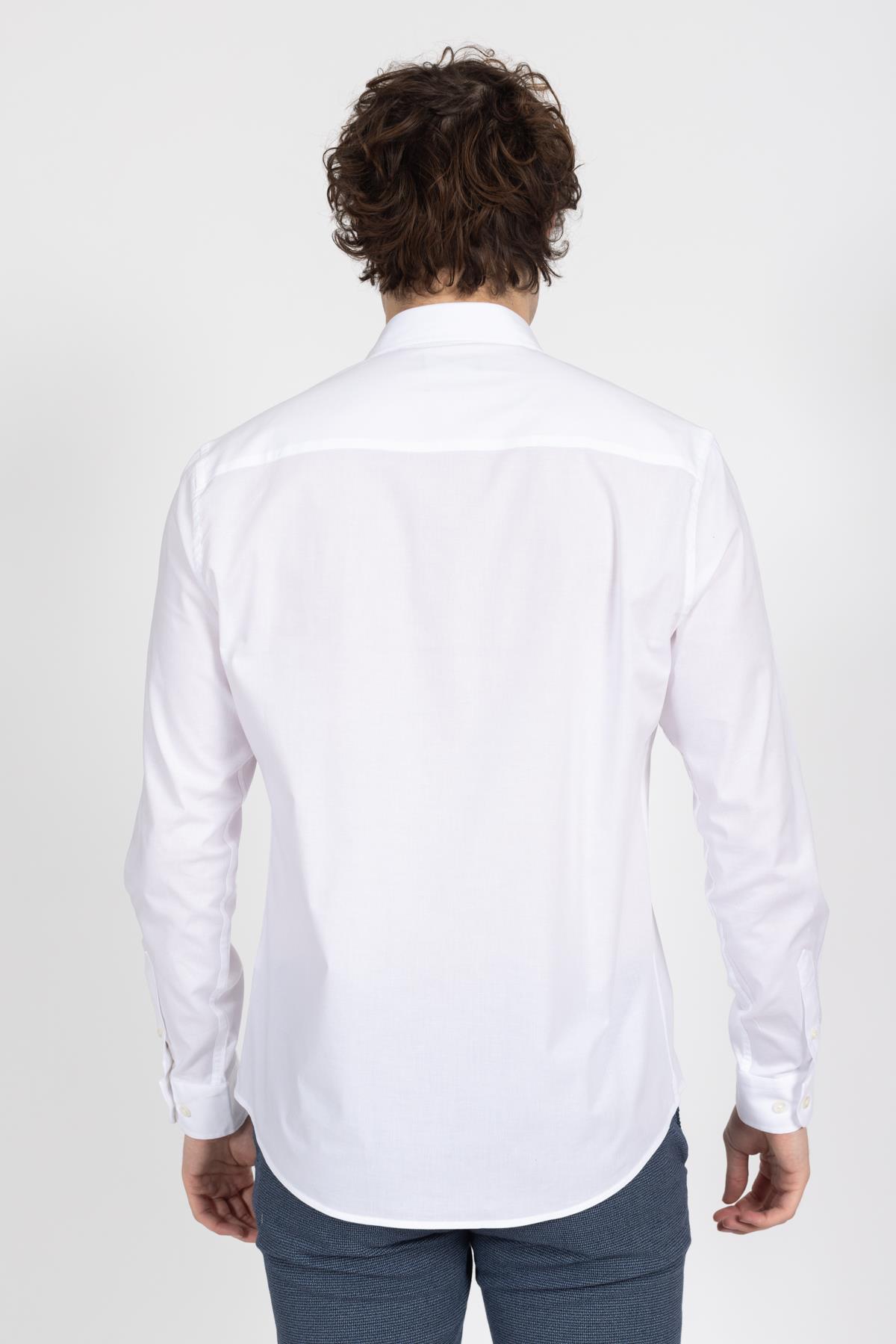 North Saıls Erkek U.kol Gömlek 24y Kso Beyaz