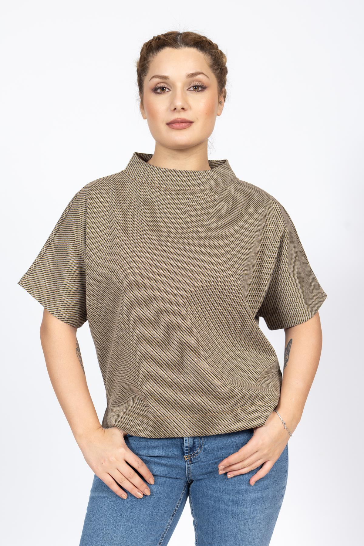 Opus Kadın O Yaka K.Kol Sweat 24k Ptk KAHVE