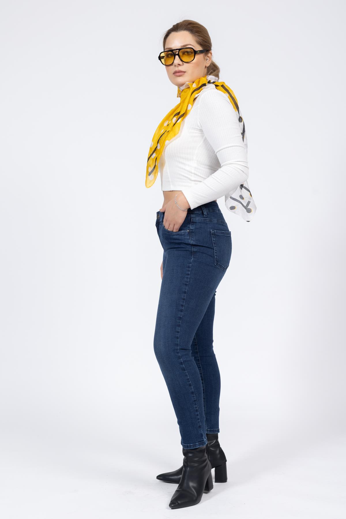 PANTOLON VTLT 20Y (ANNİ) KOT BAYAN (YMZ) DARK/BLUE