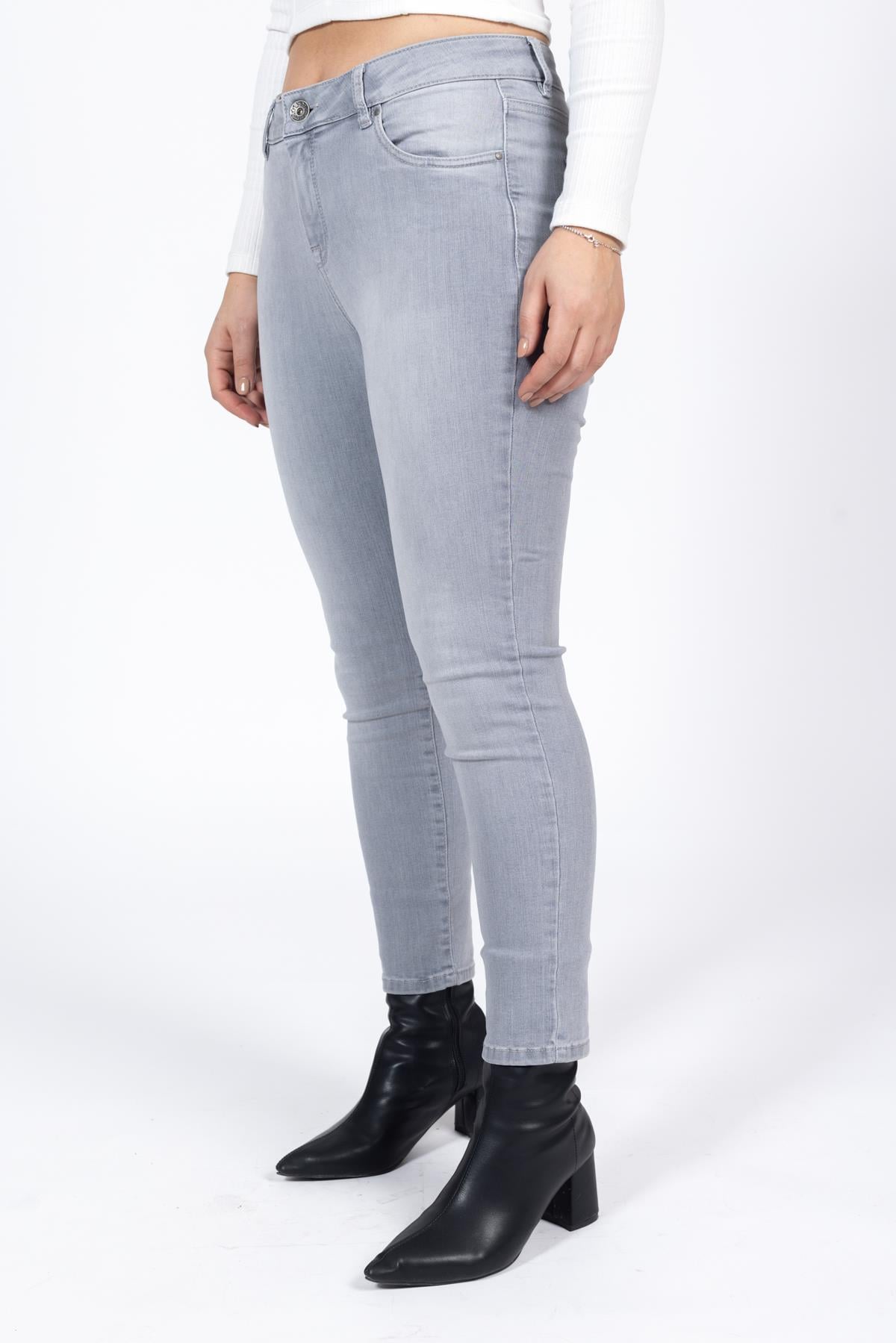 PANTOLON VTLT 20Y (ANNİ) KOT BAYAN (YMZ) GRİ