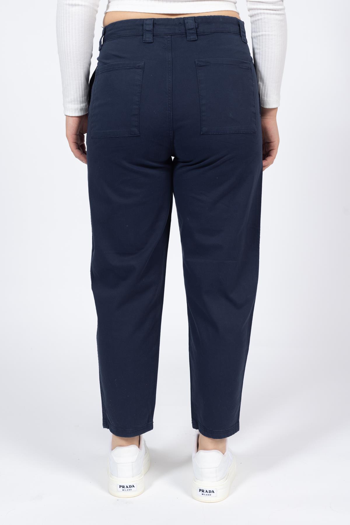 Reserved Gabardin Kanvas Pantolon 24y kso LACİVERT