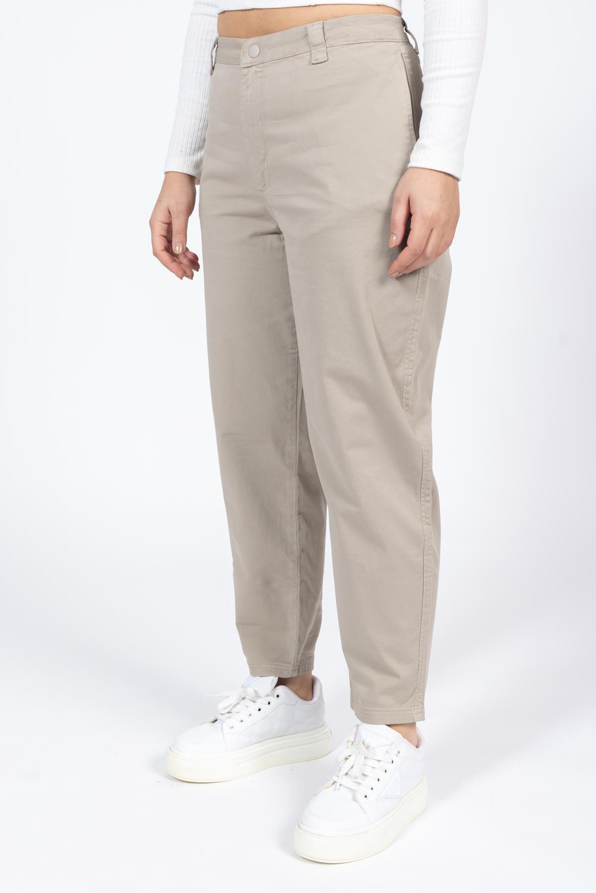 Reserved Gabardin Kanvas Pantolon 24y kso KREM