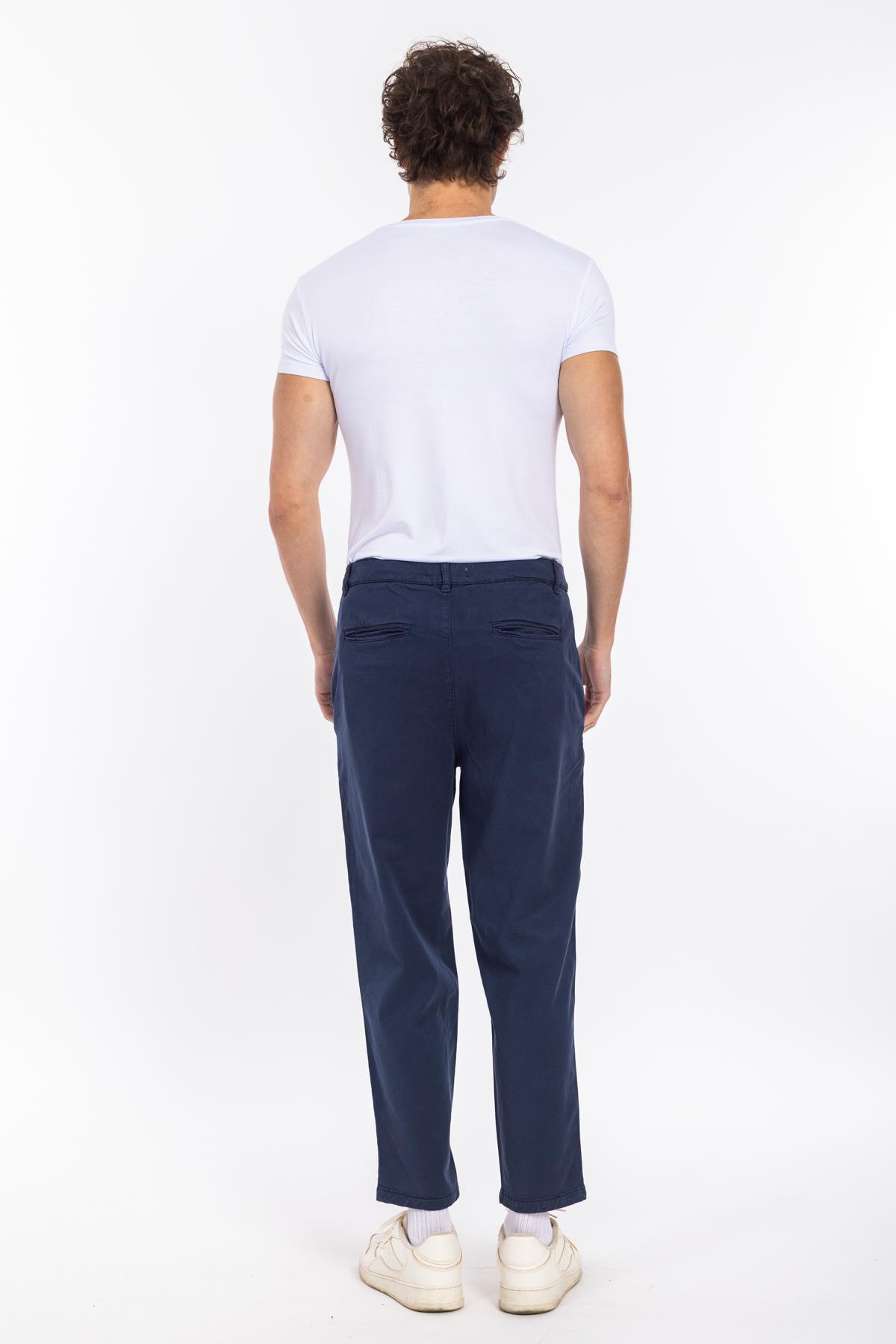 Thom Unisex Hose Kanvas Pantolon 25y Ymz LACİVERT