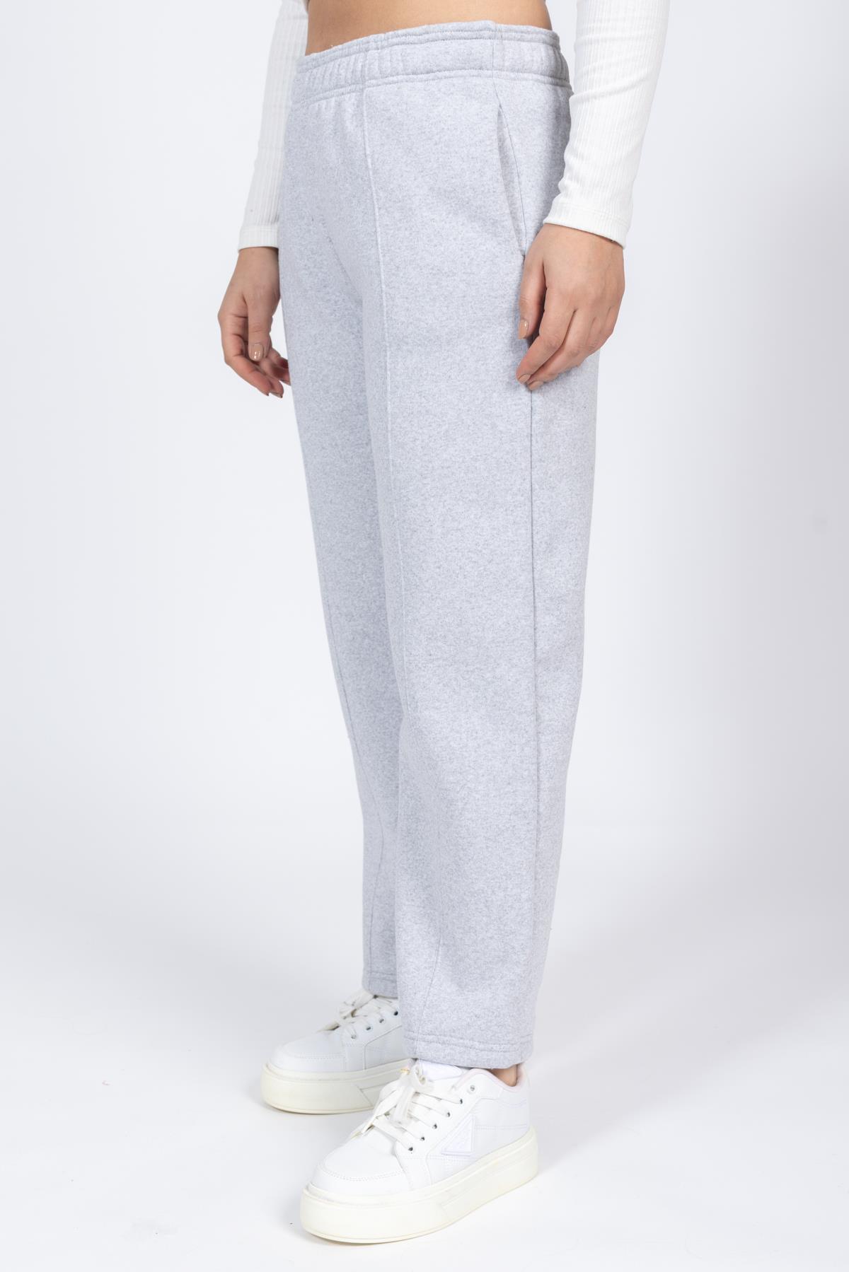 Zra Unisex 3 İplik Şardonlu Eşofman Alt 24k Cu A.GRİ