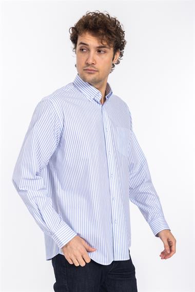 2220 Milano Düg.,Yk Kls Gömlek Tmş MAVİ