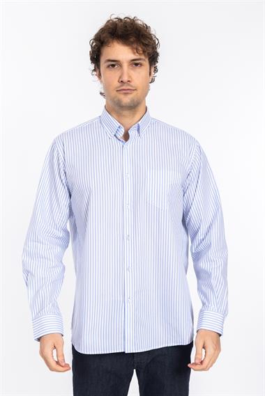 2220 Milano Düg.,Yk Kls Gömlek Tmş MAVİ