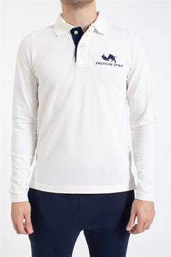 A.s. Baskılı Polo Yaka U.Kol Tshırt EKRU