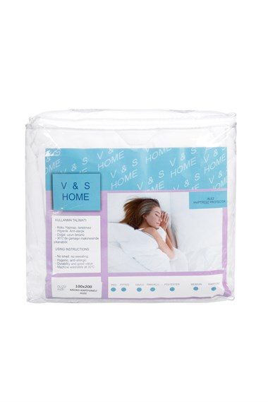 ALEZ V&S MEMBRANLI KAPİTONELİ 90*190  (KRD) Beyaz