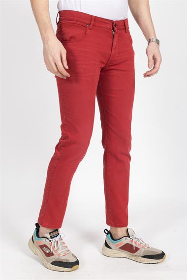 Bgtt Unisex Kot Pantolon 24k Ymz KIRMIZI